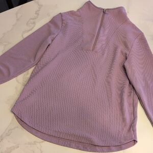 Eddie Bauer Lavender Textured Pullover